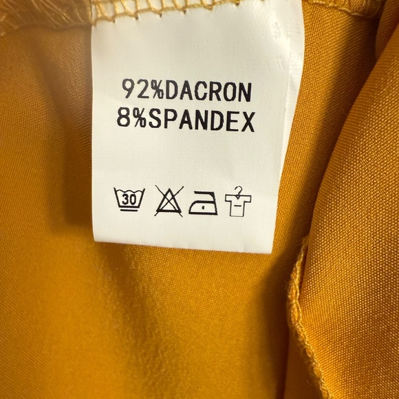 Women’s V-Neck Long Sleeve Wrap Dress with Ruffle Hem - Picture 7 of 8